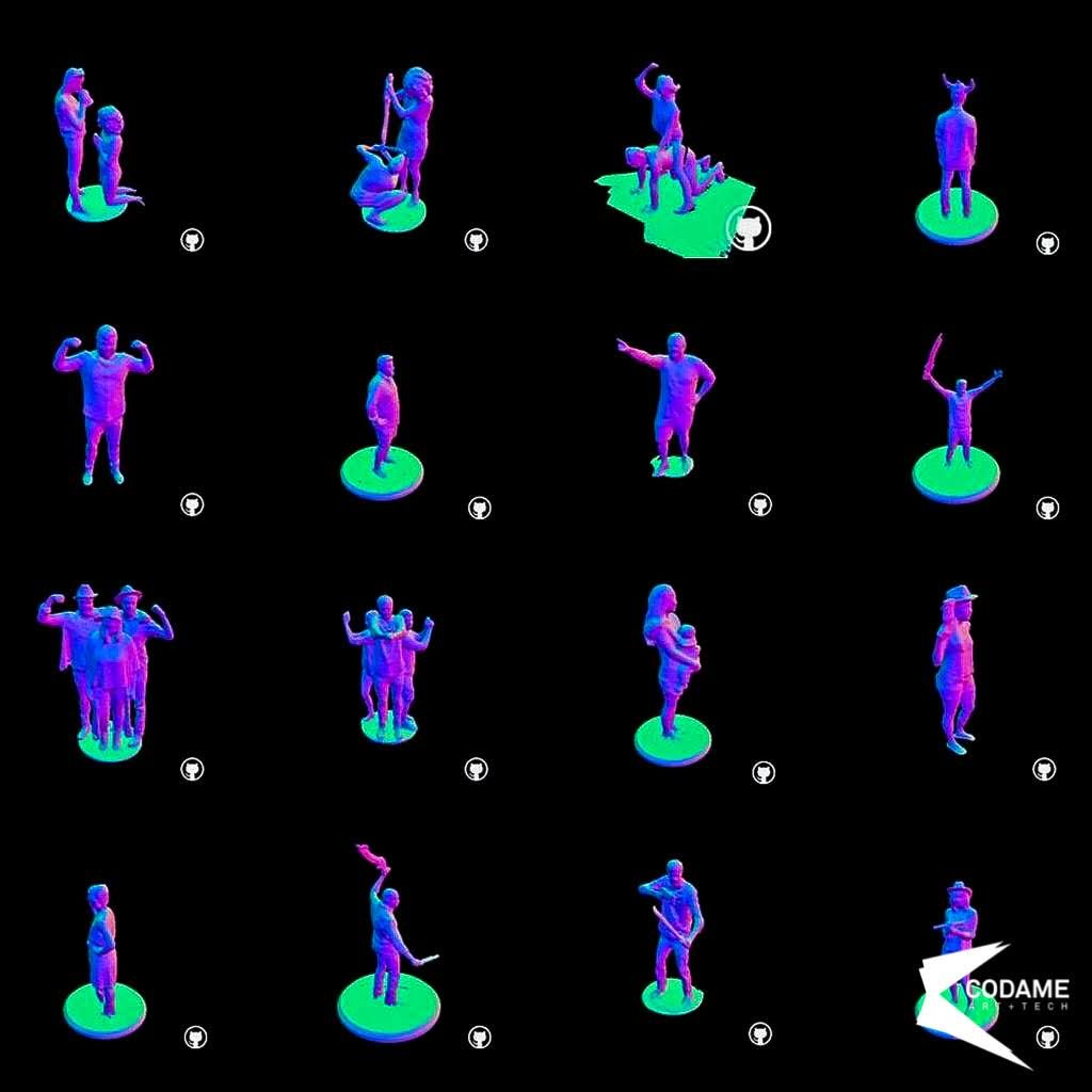 codame's tweet photo. It’s #ThrowbackThursday. Check out the #MODBOD3D scans from our trip to #CODECONF in Nashville, 2015. We’re teaming up with @GitHub again for #Codame #ArtTech #Festival『 S P ▴ C E 』
https://t.co/vSUUmajXCM
#3DScans #3DModels https://t.co/jo4JUC1l7K