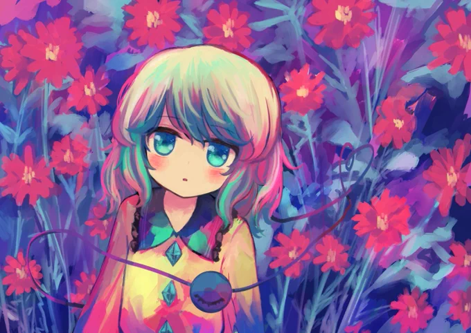 こいしちゃん描きました 