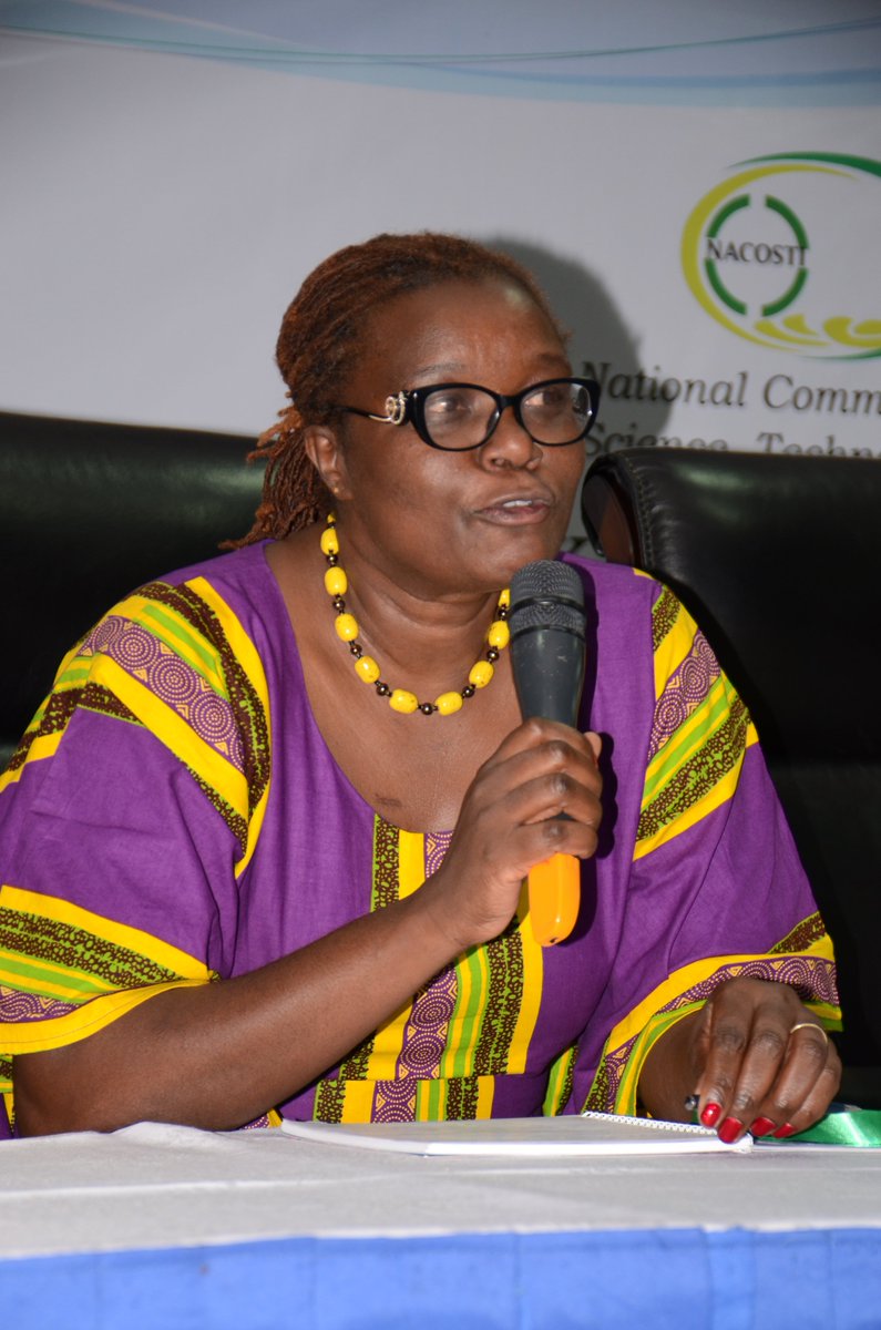 nacosti's tweet photo. Panelist @jemimah_njuki from IDRC giving her views on Breaking the Gender barrier in RST&amp;I during the Women in Science Forum at the #8thNationalScienceWeek at @KICC_kenya @MosesRugutt #NSW2019 @MosesRugutt #NSW2019 @ResearchfundKE @DiscoverJKUAT @MawazoInstitute @AWfBKenya https://t.co/lPZi4LZnYr