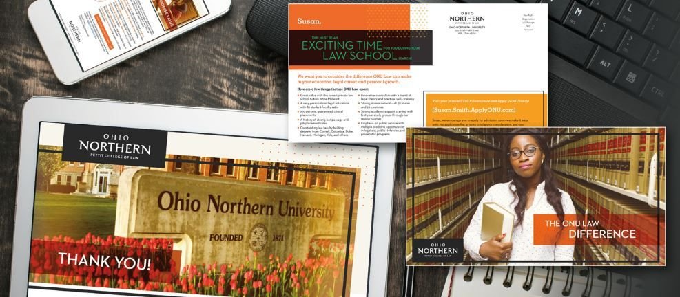 KelmscottEDU's tweet photo. Product of the Week: Application Generation Campaign. Ohio Northern U College of Law +applications 20%, +high quality aps by 50%! #MadeitHappen https://t.co/K52nmq56Ys