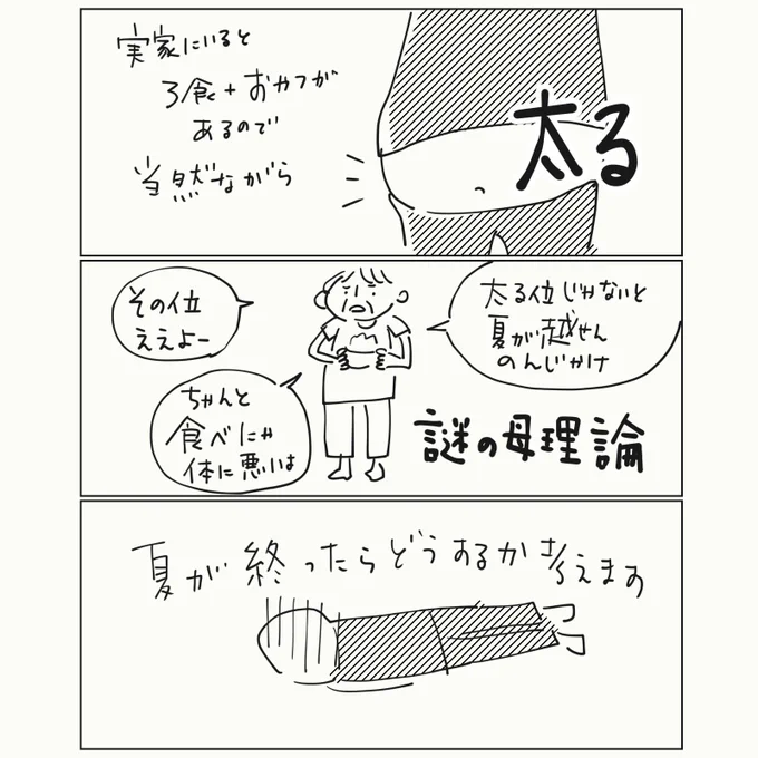 実家に帰るとこうなることは分かっている(謎の母理論)

胃がいつも重い 