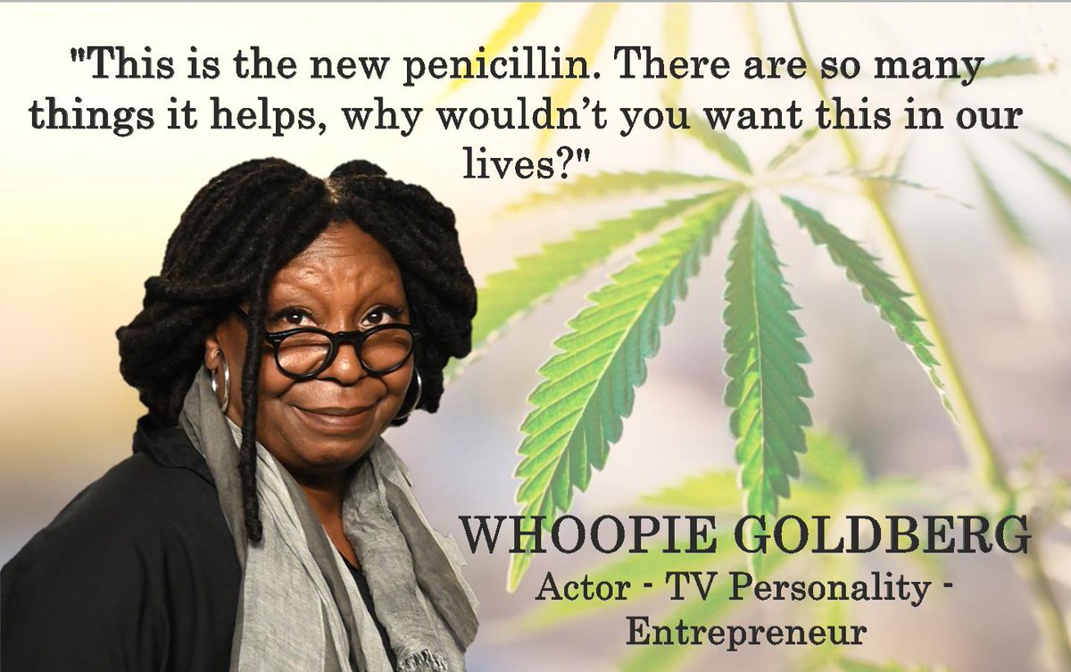 WiseWay_CBD's tweet photo. Long-term cannabis advocate and entrepreneur Whoopie Goldberg has been shedding light on the many uses of cannabis for years. She is just one of many who look at cannabis as a wiser way to health.
Learn more at https://t.co/UUr3XrbZE2

#cbd #cannabidiol #alternativemedicine https://t.co/dntPlup6My