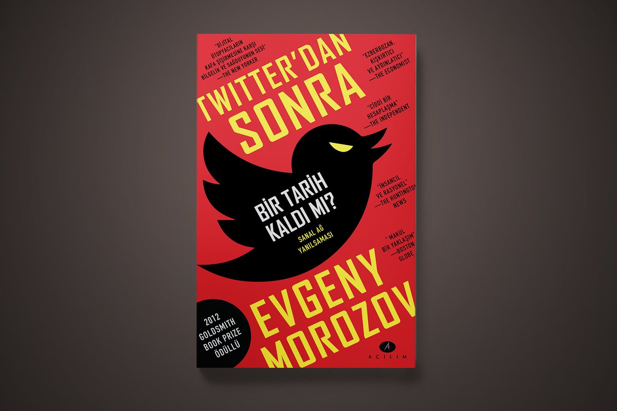 acilimkitap's tweet photo. ÇOK YAKINDA ! 
#evgenymorozov #twitter #internet #tarih #özgürlük #sanal #sosyalmedya https://t.co/it1lH7w5ZL