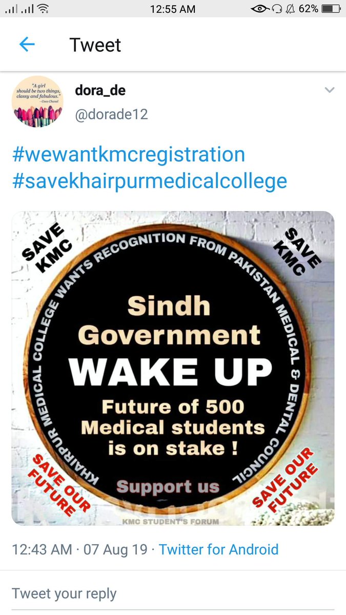 DoctorXaqi's tweet photo. #SaveFutureOF500doctors
#KmcWantsPMDCRegistration
#nAbbasi
#MuradAlishahppp https://t.co/1q4CRCXuoP