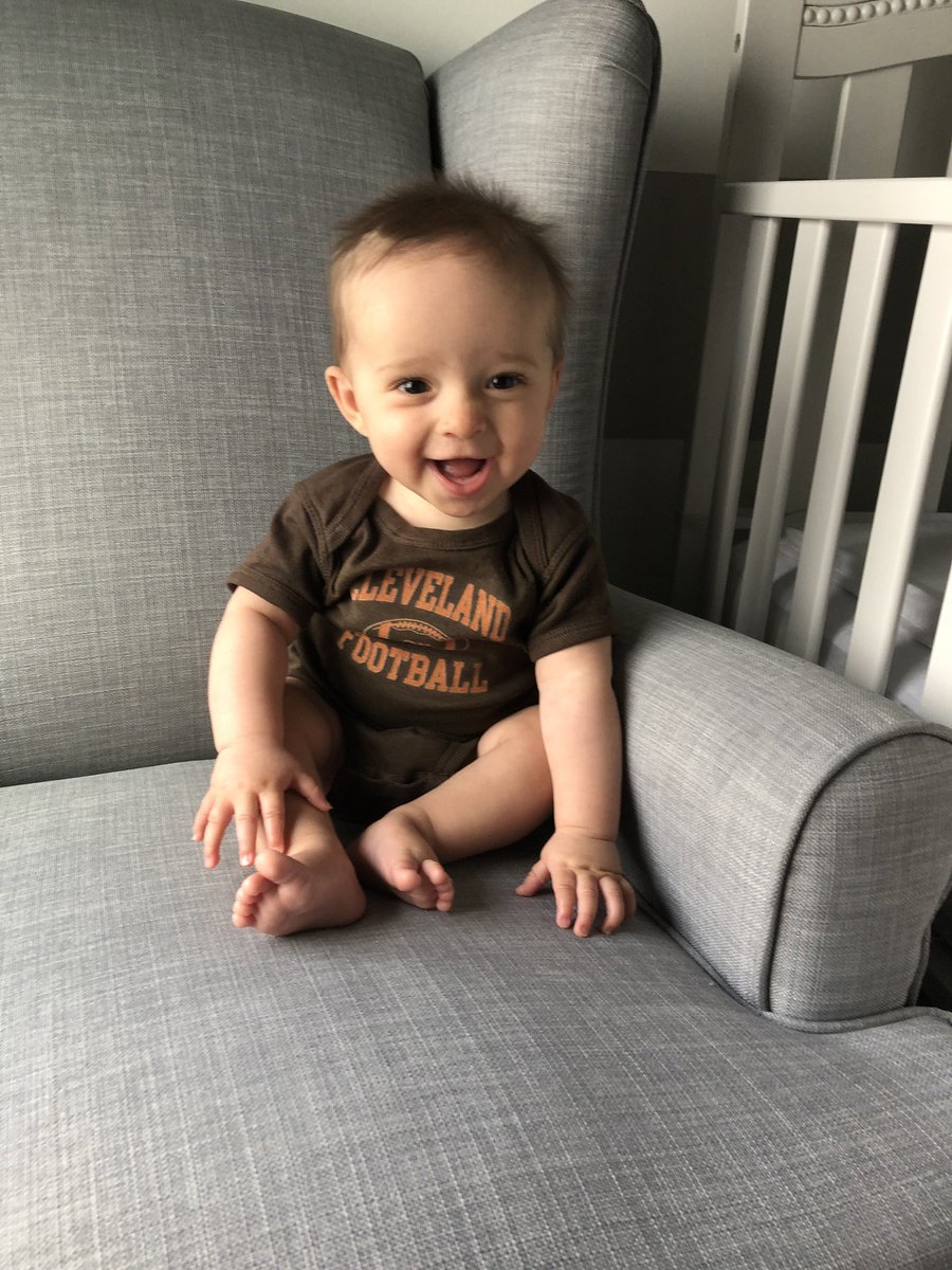 Rumor has it... the <a href="/Browns/">Cleveland Browns</a> play today! Looks like Nolan is ready! 🏈
