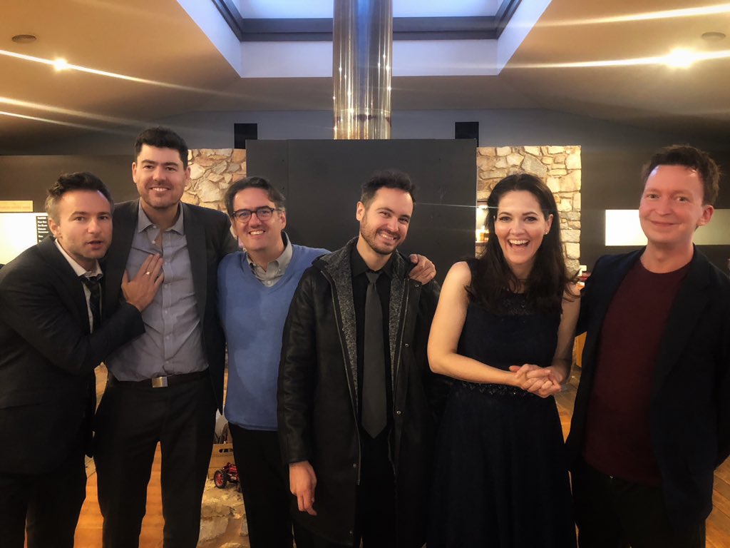 Pictures from my last gig in Australia - a guest of Adrian Cunningham’s band “Professor Cunningham and his Old School” for Canberräng. Absolutely loved it as you can tell. He’s touring Australia right now so keep your eye out for him #Australianjazz #lindyhop #canberrang