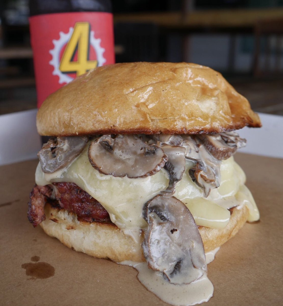 StilesSwitchBBQ's tweet image. Thursday: Smoked Mushroom Swiss Brisket Burger. House Ground Smoked Brisket Burger, Swiss Cheese, &amp;amp; a Smoked Mushroom Mornay Sauce. #Heaven grab a @realalebrewing #FiremansFour it’s gonna be a Hot one. #FreeAC #TexasBBQ &amp;amp; #ColdBeer  #Brisket #Hamburger #Cheeseburger #ATX #Austin