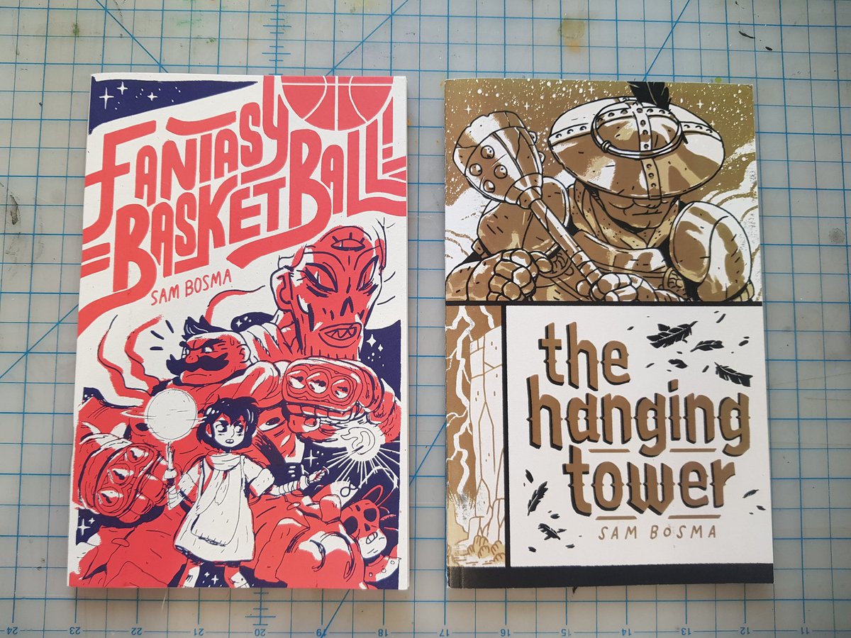 Pretty sure everyone I've seen with a Bad Zine Take has watched Steven Universe, but I wonder if they know who  @sbosma is? He was a background artist on the show, and has made some super fun zines! FB has a screen printed cover and I think a riso interior.