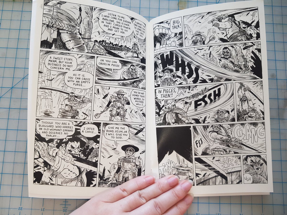 Pretty sure everyone I've seen with a Bad Zine Take has watched Steven Universe, but I wonder if they know who  @sbosma is? He was a background artist on the show, and has made some super fun zines! FB has a screen printed cover and I think a riso interior.