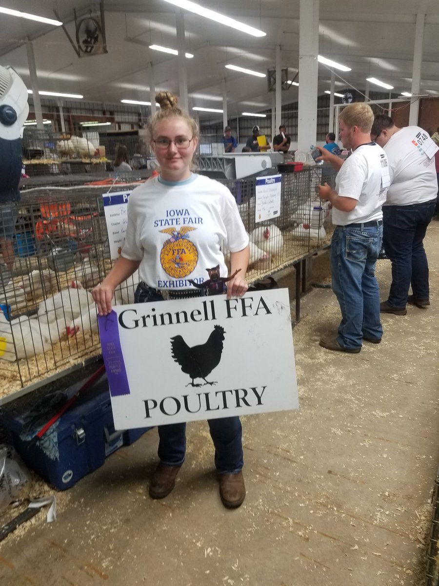 Beulr54's tweet photo. Market Broiler Project at the Iowa State Fair with #FlatMonte https://t.co/aImqRIcZHo