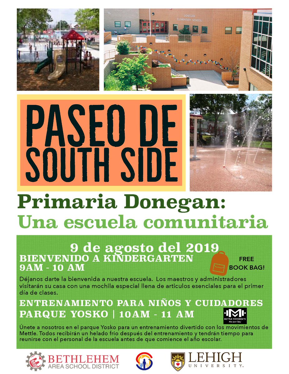 DoneganBASD's tweet photo. Are you ready for the South Side Stride? We can't wait to see you tomorrow! We're visiting our kinders from 9-10 am and then heading to Yosko Park for more at 10 am! Come on out! #southsidestride #ignite @BethlehemAreaSD @BASDSUPT @basdjacksilva @LehighCSO @UnitedWayGLV @CISLV1 https://t.co/8F71s9PJYP