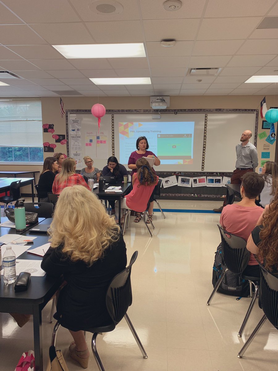First #PBL training of the year is in the books! We have a great group of new teachers eager to elevate student learning in <a href="/TomballISD/">Tomball ISD</a>! <a href="/ecorise/">EcoRise</a> @JHamptonOIS @cyclinganderson #DestinationExcellence #dreamteam