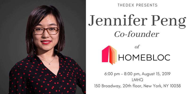 Homebloc_io's tweet photo. SAVE THE DATE!!! Our co-founder and head of marketing, Jennifer Peng, will discuss how #Homebloc is #tokenizing tangible and intangible assets and innovating lodging and #realestate by #blockchain technology. Come and join us on Thursday August 15th! RSVP: https://t.co/pnJnnDAu0f https://t.co/54xqFOng5q