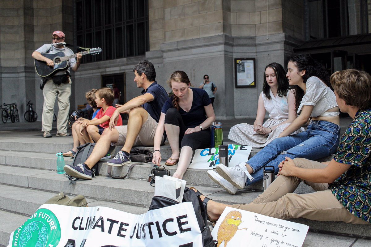 fffpittsburgh's tweet photo. Fridays for Future PGH will protest at the Pittsburgh City-County building from 12-4 tomorrow, just like we do every Friday. Action to prevent climate change is needed now. Join us to demand that our lawmakers take this action. #FFFPGH #FridaysForFuture https://t.co/Rn55U9Uipe