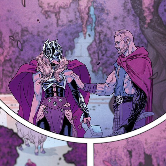 "Unhand me, Odinson, or lose the only hand you have left."

THROWBACK THORSDAY ⚡️?⚡️ THE MIGHTY THOR #702, written by @jasonaaron, drawn by me, colored by @COLORnMATT, 2017. 