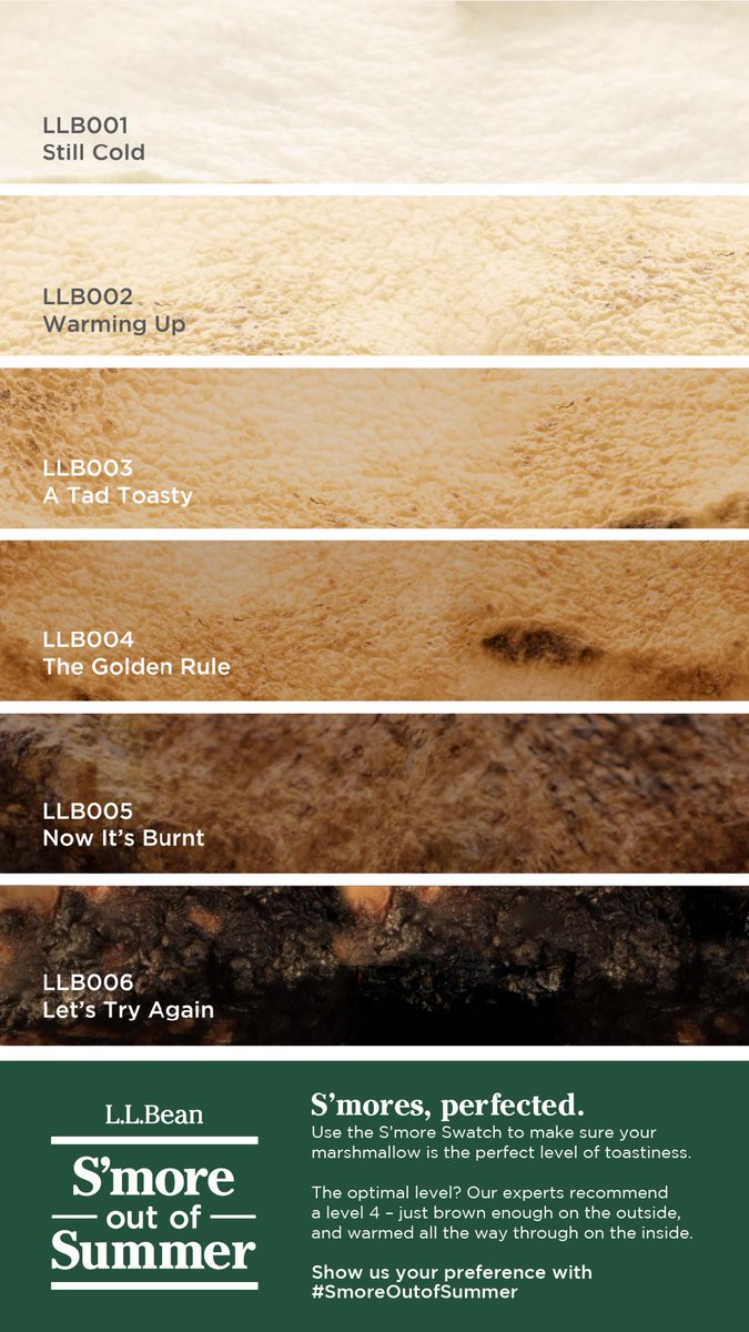 CHOW's tweet photo. No shade to @KylieJenner, but @LLBean's Smore Swatch is the only swatch we're trying to see this summer 😜 Which one are you? https://t.co/29Vk20OEdZ
