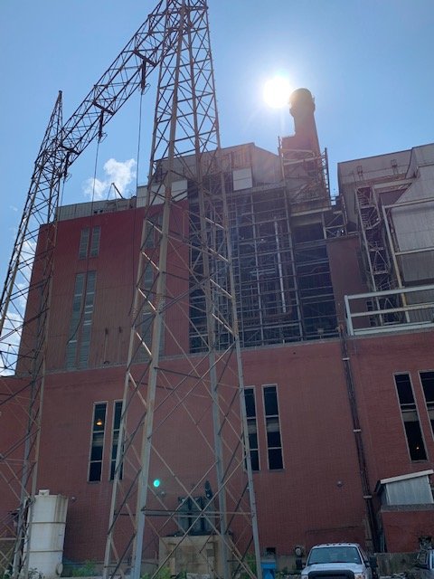 Still going strong on this 14-month, 8-figure #asbestos abatement project in Ohio.