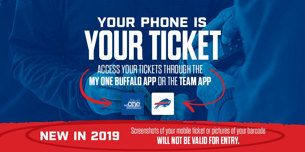 HighmarkStadm's tweet photo. Plan ahead and download your tickets BEFORE the game. 📱 

Details: https://t.co/mJLTID4SJd https://t.co/1D9LQzIUgC