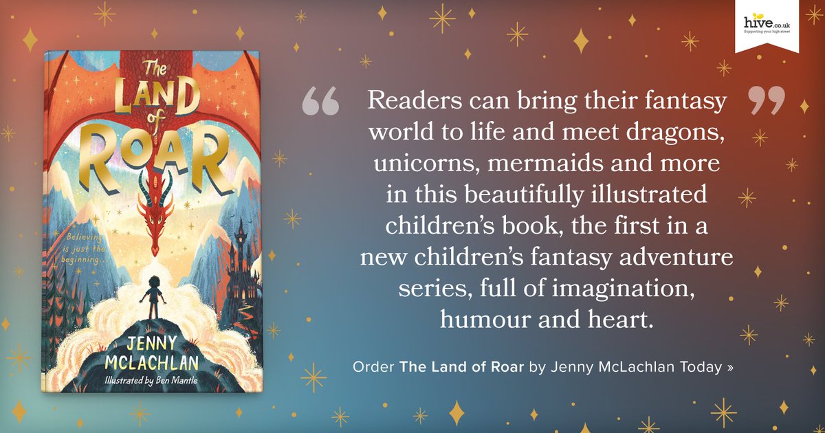 hivestores's tweet image. Perfect for fans of #Nevermoor and #WizardsofOnce, #TheLandofRoar by @JennyMcLachlan1 &amp;amp; @BenMMantle is the first in a new children's fantasy adventure series. 🐉✨

Find out more and support an #indiebookshop while shopping online: hive.co.uk/Product/Jenny-…

Published by @EgmontUK