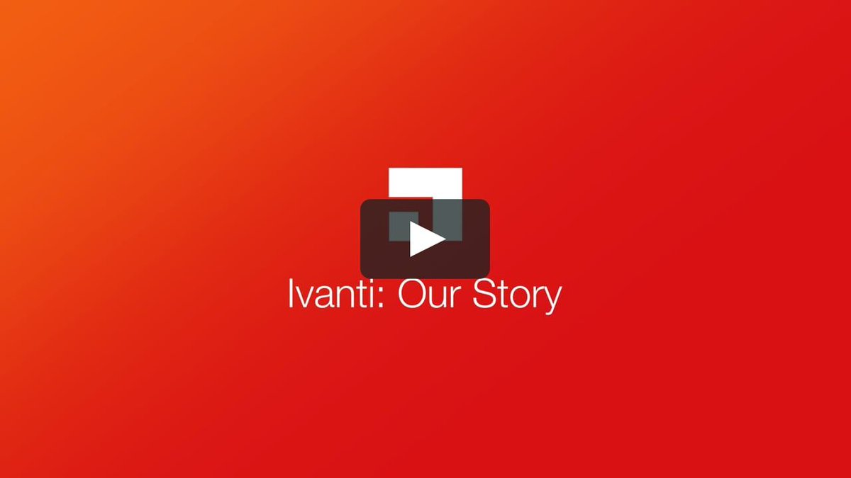Ivanti_Tom's tweet photo. "We really can change an entire industry and that's probably the thing that I'm most excited about."

Interested in learning more about my company, @GoIvanti? Click on the video to hear our brief history and current goals! 

https://t.co/QZbjY8rs9a https://t.co/qjTqKUeYvQ
