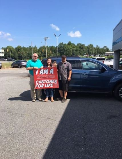 Congratulations to Brittnye and Mitchell Parris on their new Chevrolet Equinox!!! #mccurrydeck #GM #Chevrolet #Equinox #usedcar #Customerforlife #forestcity #Congrats #newcars #bestcardeals #chevy