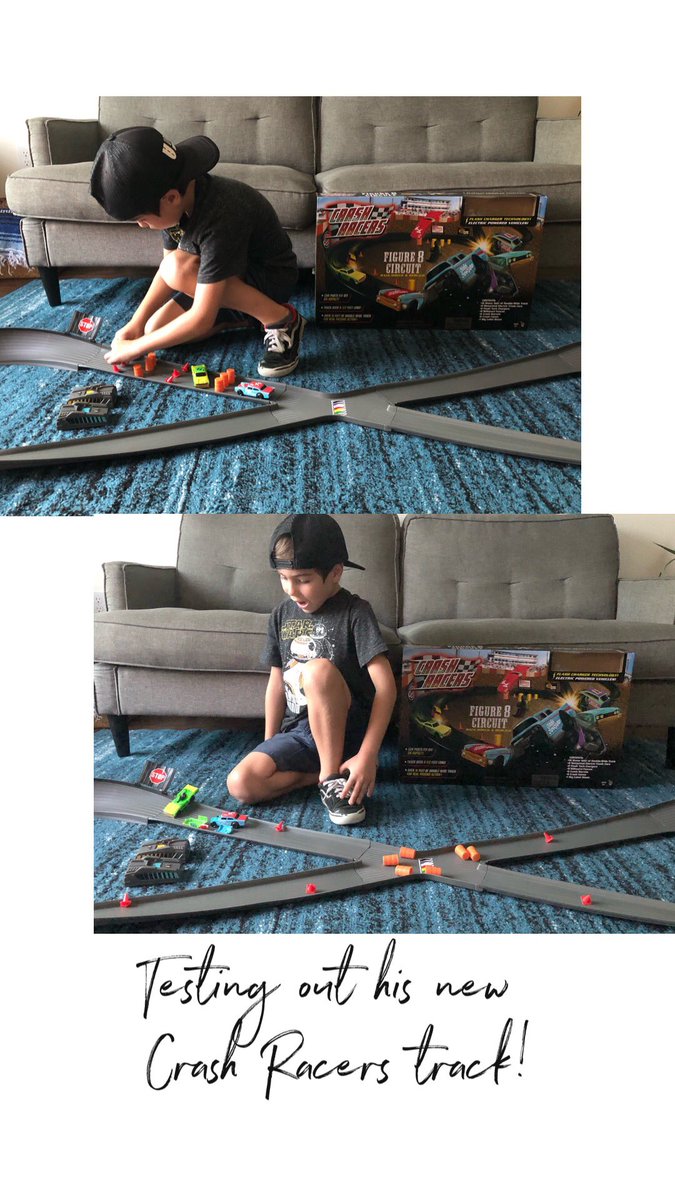cruzinmamablog's tweet photo. This kiddo has been having fun crashing with his new Crash Racers Track! Test it out yourself here https://t.co/1DhGIp9c0I #AD #sponsored #target #connecthermedia #blogger #toyreview #productreview #momblogger @Target @ConnectHERMedia https://t.co/23MHUwSuH2