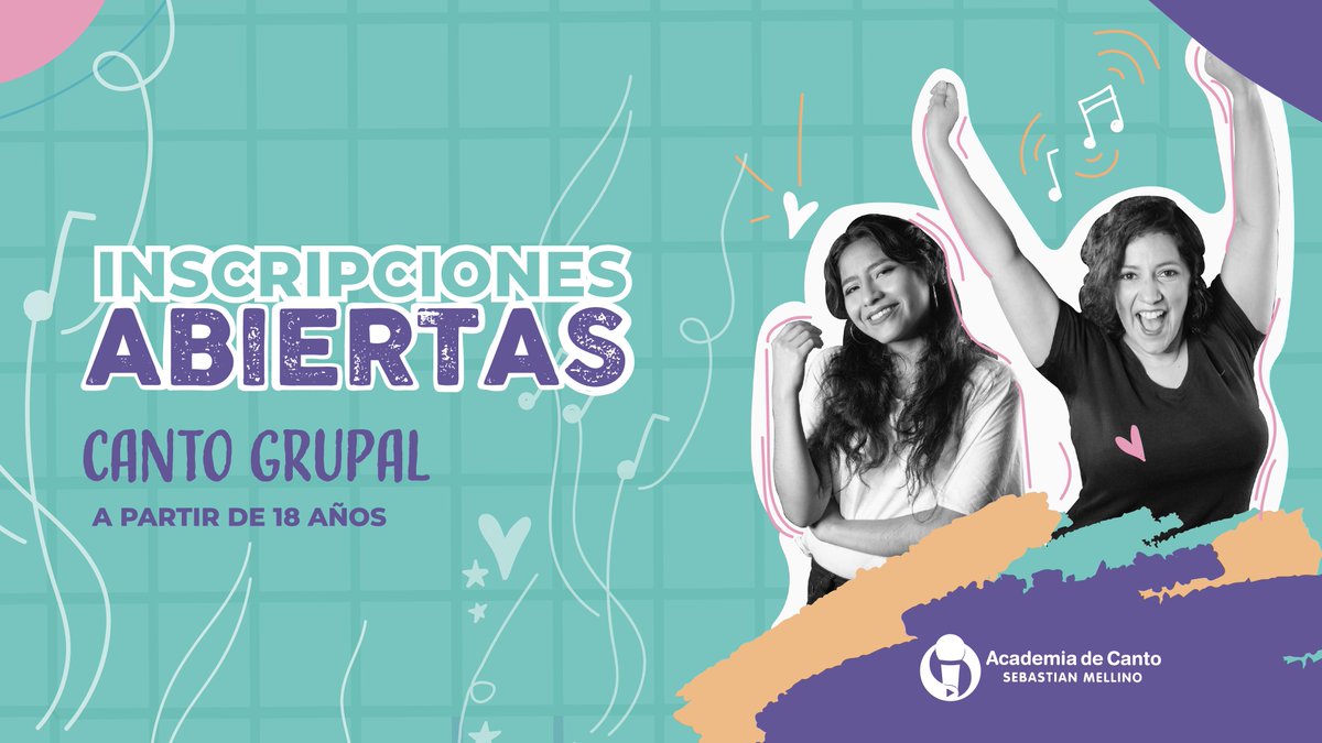 Academiadecanto's tweet photo. ¿Querés cumplir tu sueño y aprender a cantar? 🎤 https://t.co/fODZS8H0Gk