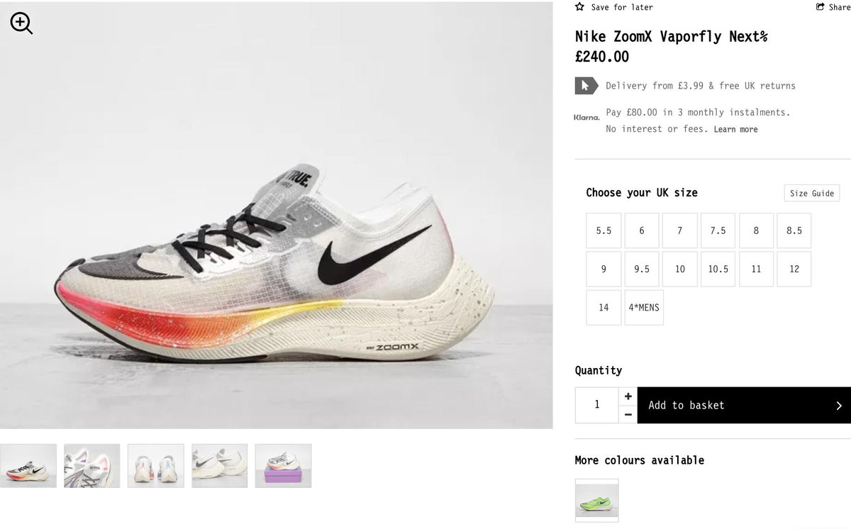 vaporfly next be true