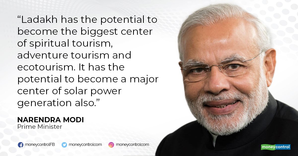 moneycontrolcom's tweet image. PM Modi praises Ladakh in #PMAddresstoNation 

More from #ModiNationalAddress: moneycontrol.com/news/india/pm-…