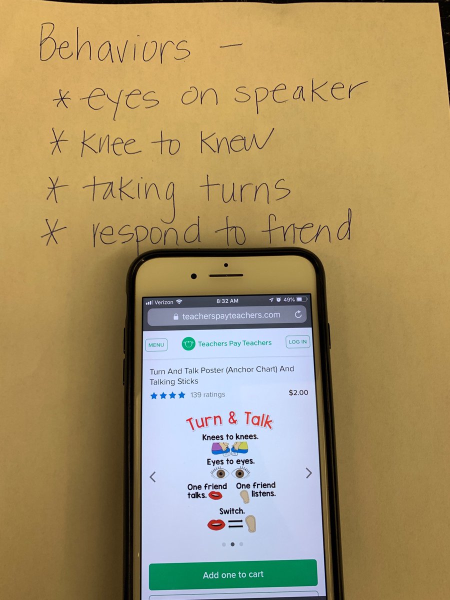 mrskristenm's tweet photo. Red Hill Kinder teachers review great behaviors for partner talking! #RHready2019 https://t.co/y7kWBprPm0