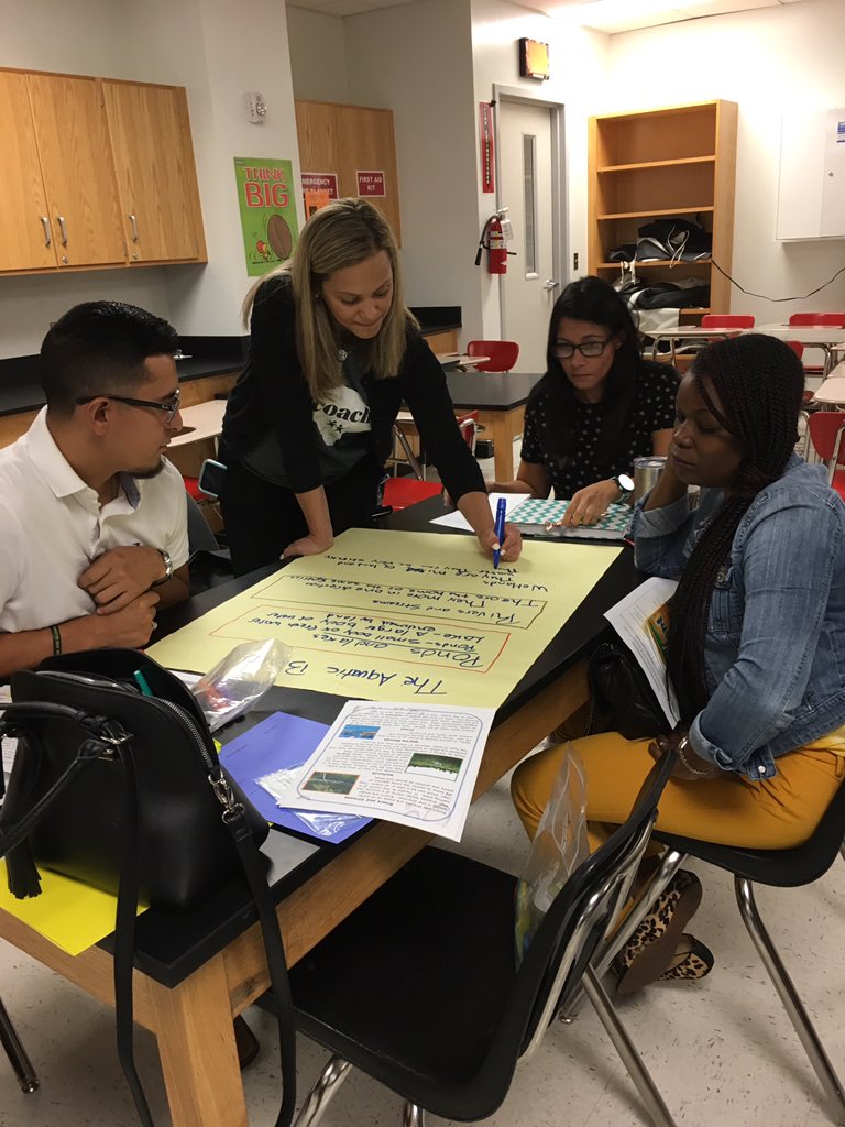 rboutte's tweet photo. GPISD 3rd gr science teachers demonstrated their learning of various biomes. Reading, writing and speaking skills in action! #GPPD2019 https://t.co/cYmh3yj0KV