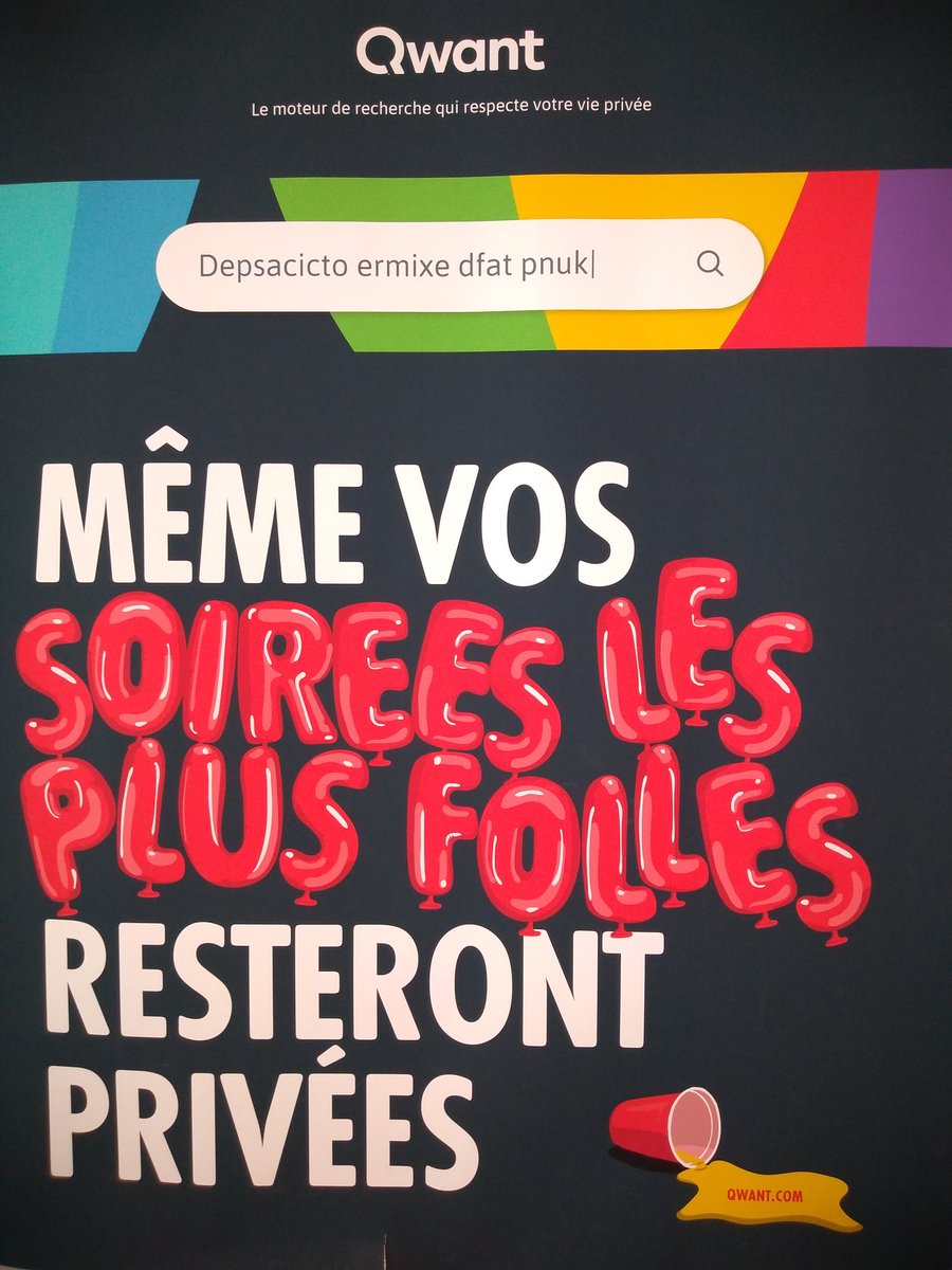 dfiou's tweet image. Merci à @Qwant_FR pour son accueil dans ses locaux parisiens. 
Rendez-vous pris pour la #TechWeek2019 chez @SocieteGenerale pour présenter les dernières innovations (maps,music,image,...) et parler #RSE avec Qoz. A bientôt !