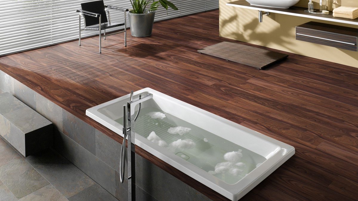 ProTekFlooring's tweet photo. PRO-TEK™ WPC is a great choice for the bathroom. It offers a sought-after natural effect, with a waterproof core and a good-grip textured finish. Choose from 40 different designs, in wood and stone-effects. https://t.co/fVgNDzaUp4
#bathroomdesign #flooring #protek https://t.co/TfWzAoC073