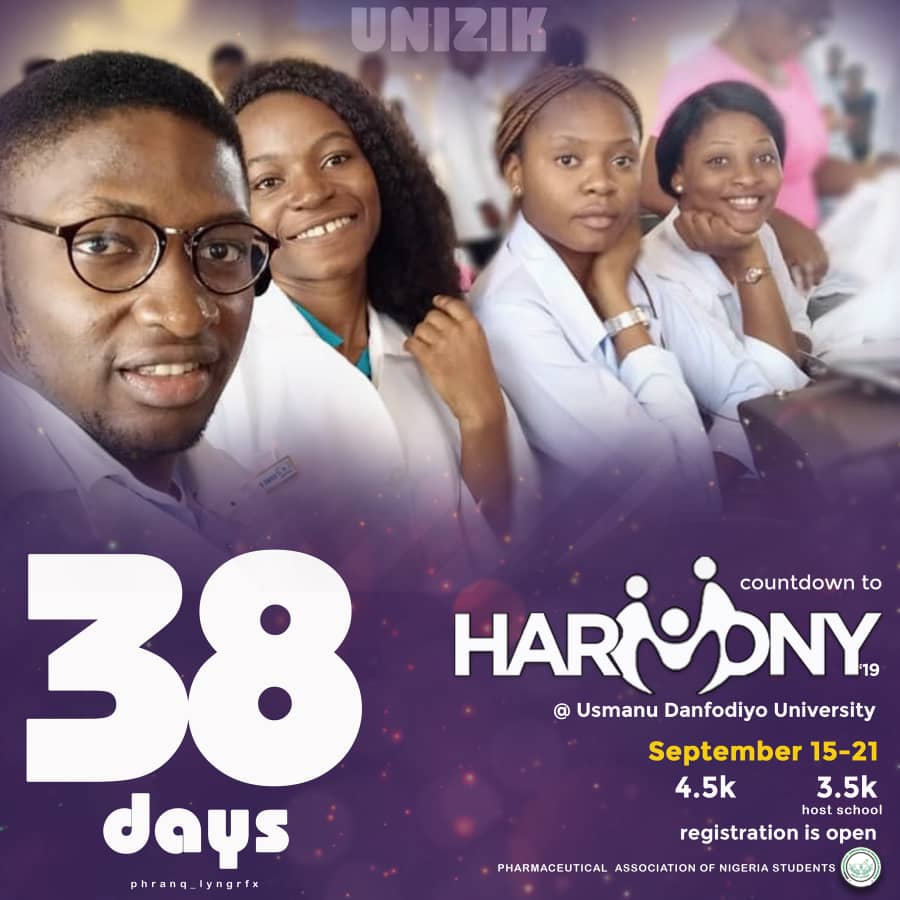 pansnationalsec's tweet photo. 🇳🇬🇳🇬 Harmony 2019 🇳🇬🇳🇬
Good afternoon everyone, we present the UNIZIK for the count down to the Harmony'19 Convention in Sokoto.
We can't wait to host you in Sokoto!
Countdown to Registration deadline!!
#Harmony19 https://t.co/E8Fol1crUk