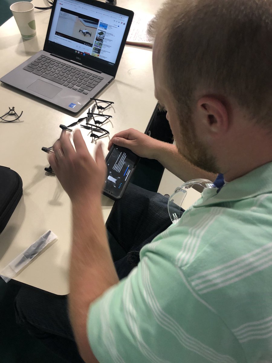 Great group of passionate educators taking a day from their summer to learn about Coding and Drones, Indian River edition. Thank you REMC <a href="/REMCAssociation/">REMC Association</a> <a href="/remc1steve/">Steve Kass</a> <a href="/MrMarkLyons/">Mark Lyons</a> #remcdrones