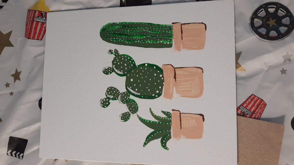 APL_Jayla's tweet photo. Thanks to all the teen participants who came out to TEENS MAKE: SNACK AND PAINT yesterday. Here are some renditions of some of the plants we painted. https://t.co/xmhfuFLoWi