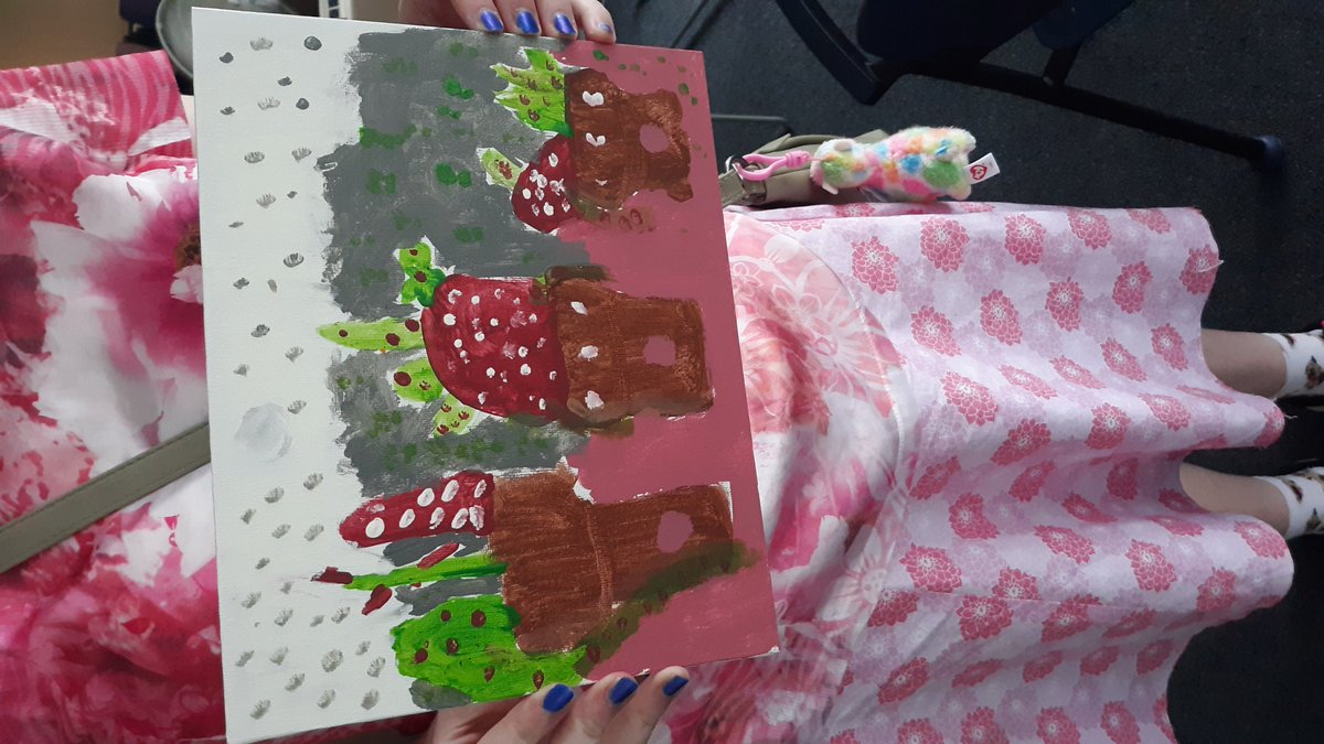 APL_Jayla's tweet photo. Thanks to all the teen participants who came out to TEENS MAKE: SNACK AND PAINT yesterday. Here are some renditions of some of the plants we painted. https://t.co/xmhfuFLoWi