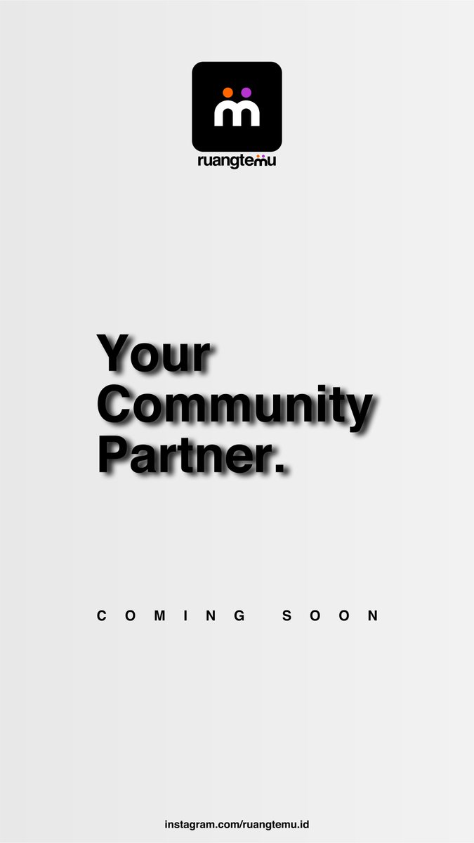 ruangtemuid's tweet photo. Kami sedang membangun sebuah ruangan luas untuk mempertemukanmu, komunitasmu, dan minatmu.
#yourcommunitypartner https://t.co/UhBU9h4cJZ