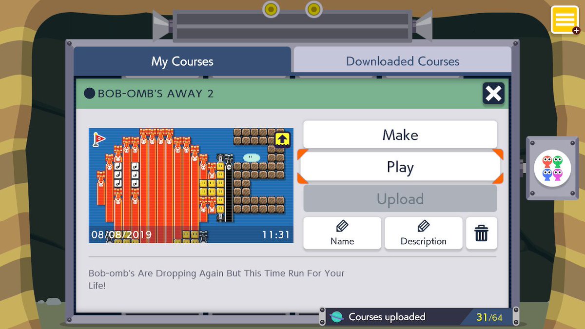 GameAimPlus's tweet image. MY NEW LEVEL #SuperMarioMaker2 #NintendoSwitch