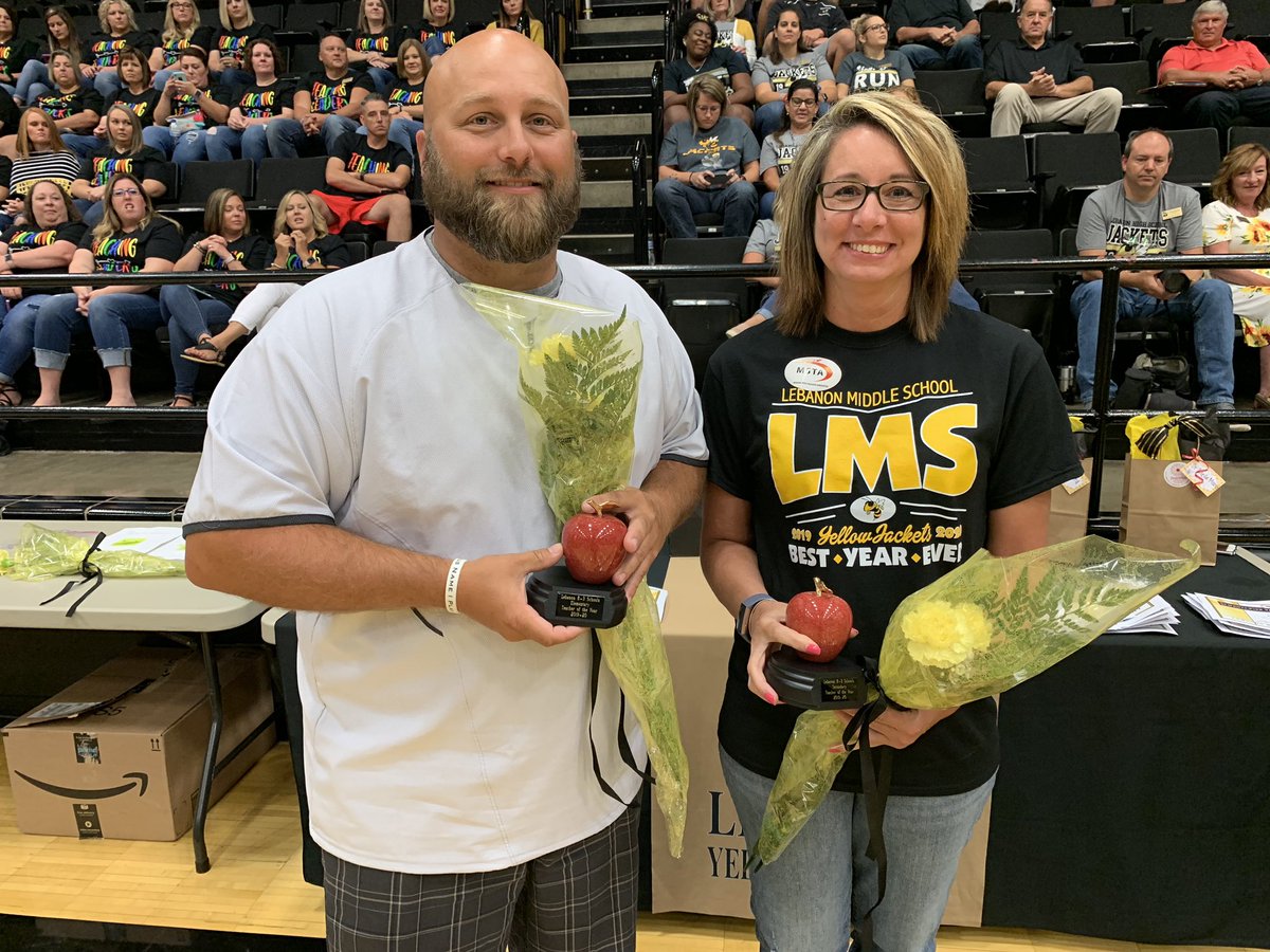 Congratulations to our Elementary and Secondary Teachers of the Year for 2019-20! 
Elementary: Brian Sommerer, Boswell
Secondary: Lynda Offutt, LMS