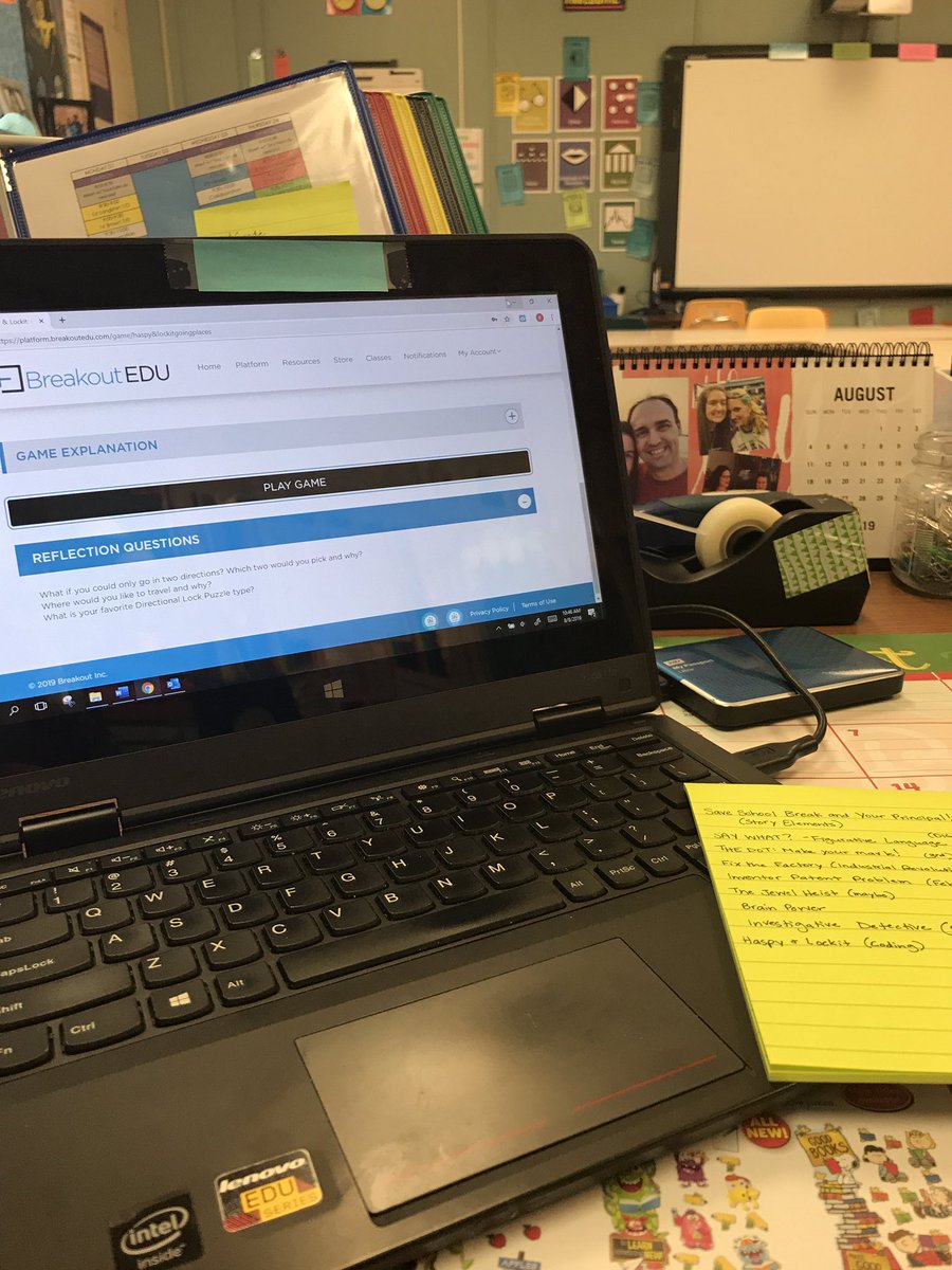 beetheridge's tweet photo. Planning breakout games for CB Units! #gatehsv @DawsonLions1 @HSVk12 @breakoutEDU #awesomedawson #gatelessonplanning #etheridgegate https://t.co/ldbs0EQebf