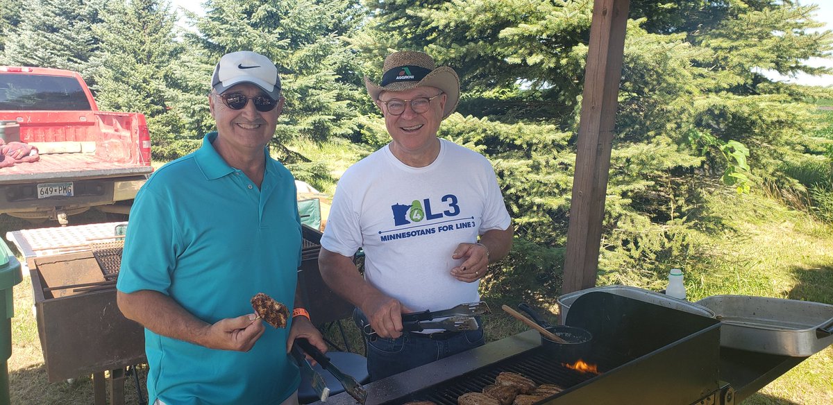 MNFarmBureau's tweet photo. Ready for the last day of #Farmfest19. Stop by to say hi and have a pork chop. https://t.co/WFM7OZ23m7