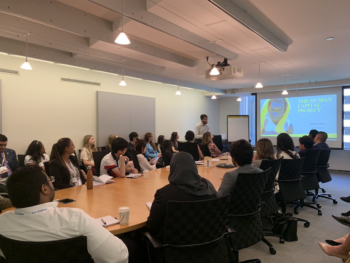 YouthAssembly's tweet photo. #People are more than #Productivity. Investments in #health and #education also get an #economic return #HumanCapitalProject @WorldBank #TheYouthAssembly #YA24 https://t.co/Fe0m5Usf4O