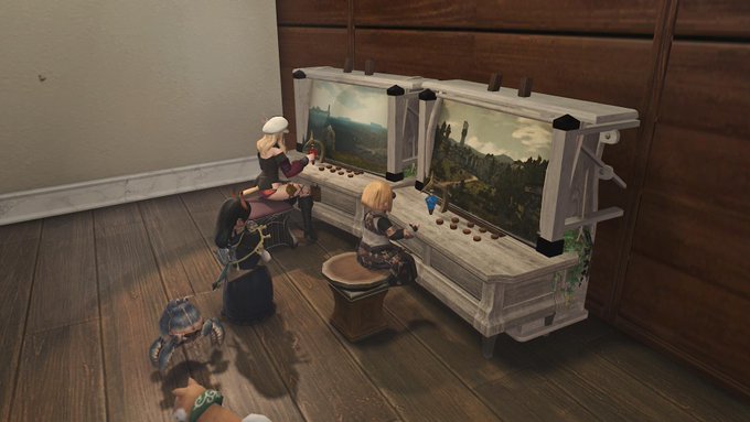 ハウジング格ゲー部 為とララフェル