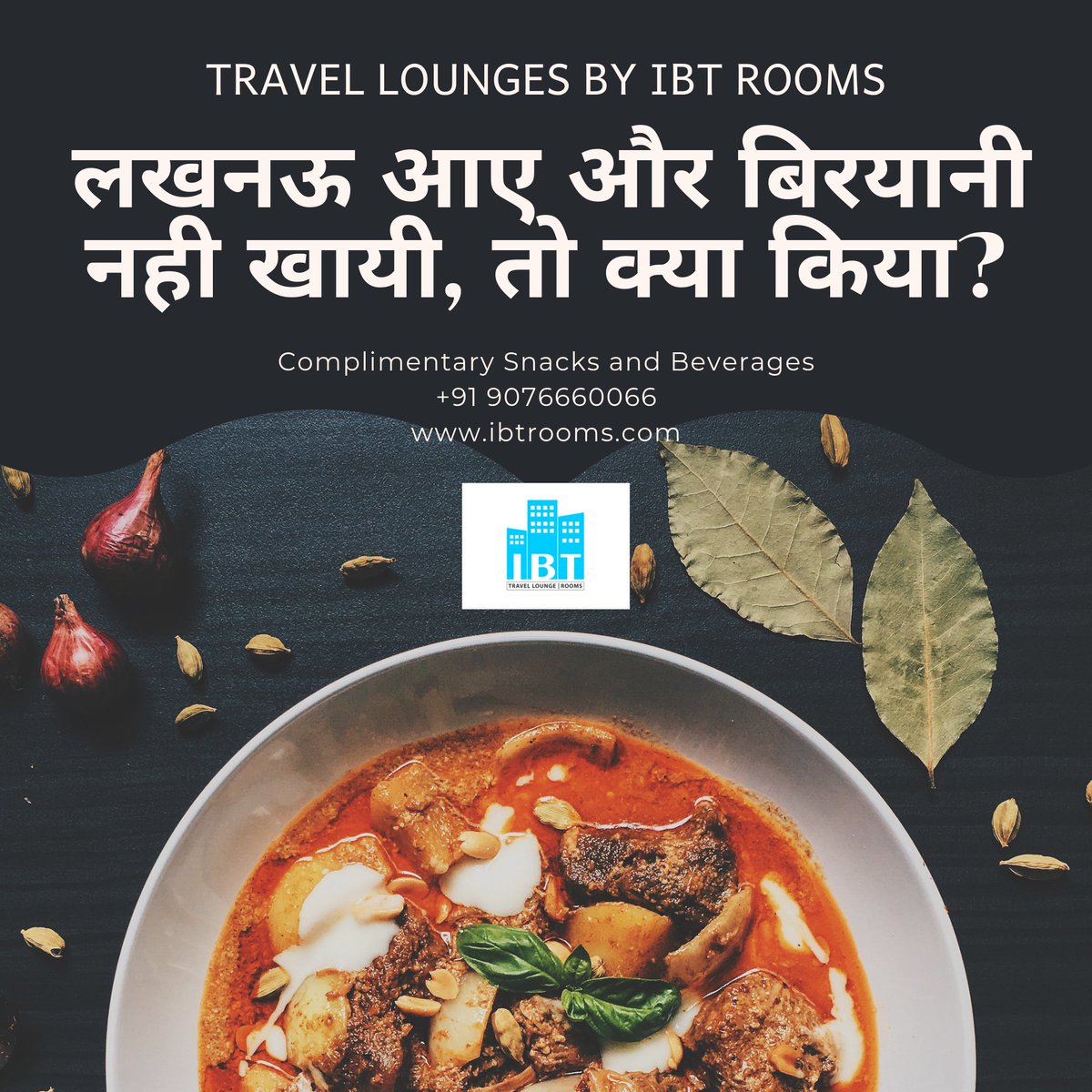 ibtrooms's tweet photo. Travel blogger?🌍
.
.
Eat and sleep at travel lounges by IBT Rooms!🤑
.
.
#traveller #travel #travelphotography #travelgram #travelling #adventure #travels #india #travelblog #explore #instagood #travelholic #ig #love #traveltheworld #traveladdict #picoftheday #tourism #ibtrooms https://t.co/0ZYPlaMx0U