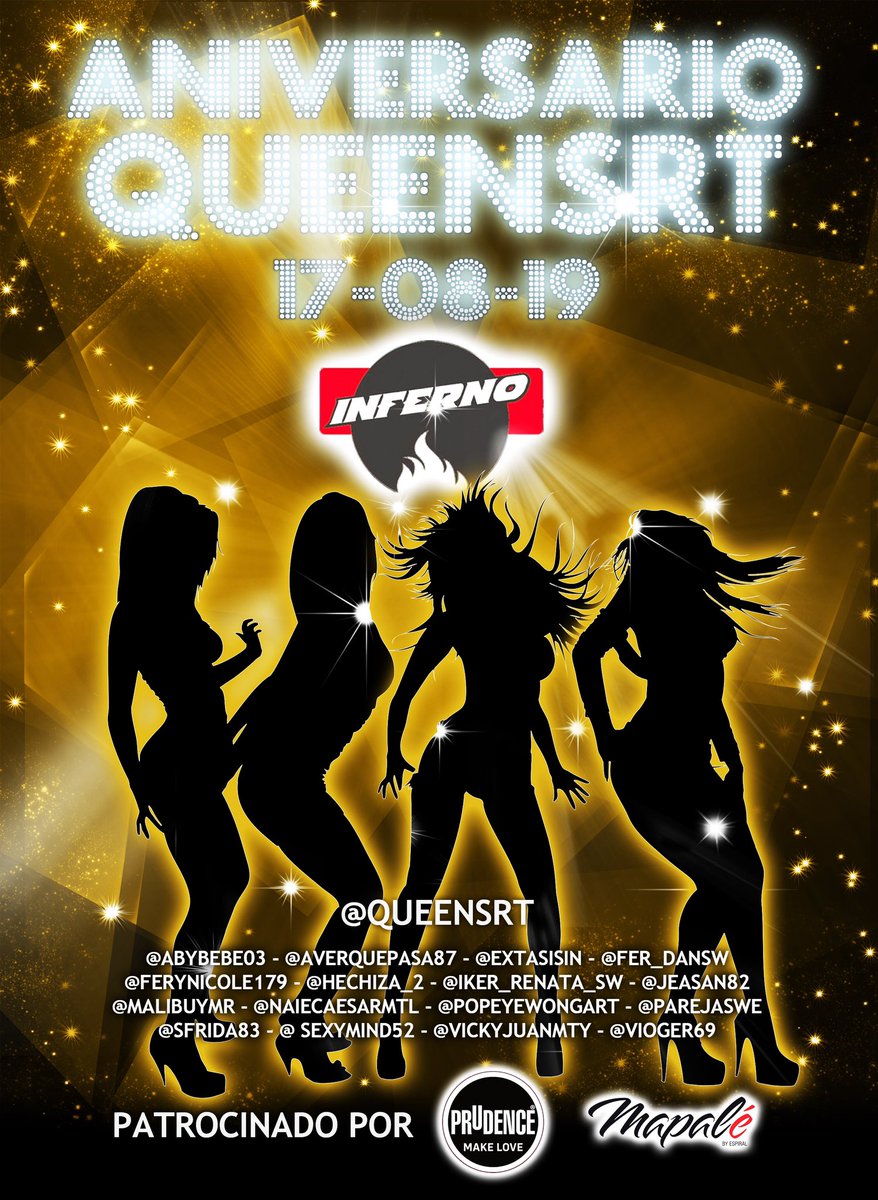 extasisin's tweet photo. Feliz #JuevesDePiernalgonasQueens #JuevesDePiernasYAlgoMás  Falta poco para celebrar la amistad de las @queensrt #AnniversaryQueensRt el próximo 17 de Agosto con los patrocinadores @MapaleMonterrey
@PrudenceMexico en @club_inferno.
🔥🔥🔥🔥🔥🔥🔥 https://t.co/0oZ1R1AvnA