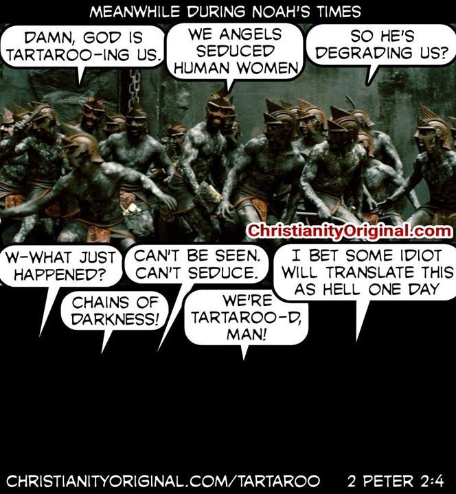 XianityOriginal's tweet image. *#hellofaquestion #visibilityprison #tartaroo #immortals #titans* Apart from Sheol/Hades and Gehenna, the other word translated as hell - tartaroo (buff.ly/2MLi6pC) - *occurs only once* in the Bible. What’… buff.ly/2MIB3ci