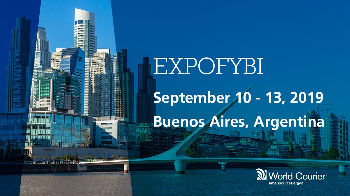 Worldcourier's tweet photo. Meet our team at EXPOFYBI in Buenos Aires on September 10-13! Visit booth 659 to discuss all of your specialty logistics needs. #EXPOFYBI #WorldCourier https://t.co/k4aA7cjsP0 https://t.co/4K9ywcuJbK