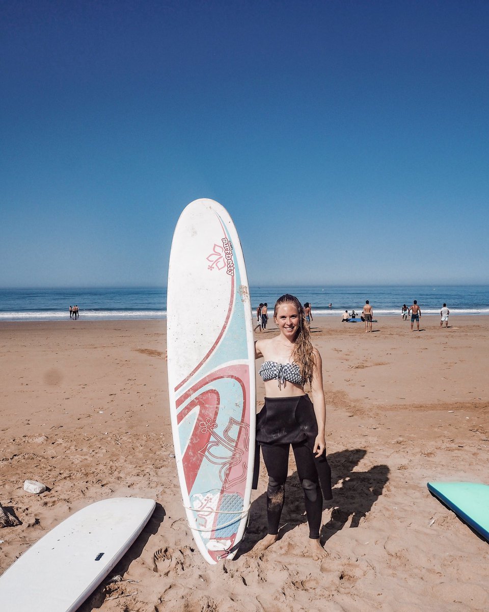 amyleighbremner's tweet photo. I’d rather be on my surfboard 🏄🏼♀️ I managed to pick out the girliest board there was during our surf and yoga trip to #Morocco 😬💕☀️
#surf #surfer #surfing #beach #travel #travelblogger #worldtraveller #wanderlust #waves #ukblogger #shetravels #shewanders #beach https://t.co/7aNJxUKAom