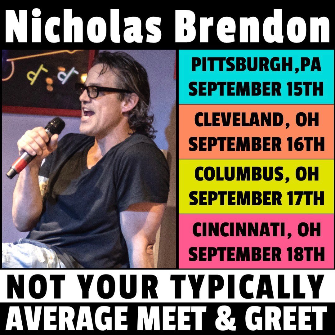 NicholasBrendon's tweet photo. Watch Party, Karaoke Party, and even Arty Party! @TheSweetMissG is joining!
#stompingoutstigma
#happinessrunsamok #kickingdepressionintheballsack #pittsburgh #cleveland #cincinnati #columbusohio #meetandgreet #vipparty #mentalhealthawarenessmonth #servicedog https://t.co/7eBUQRSegh